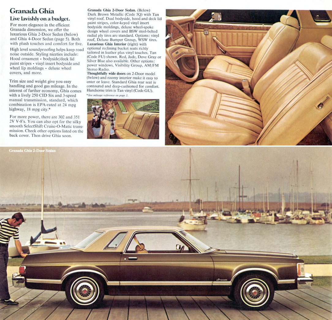 1976 Ford Granada Brochure Page 5